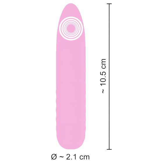 Cuties - mini vibrátor (růžový)