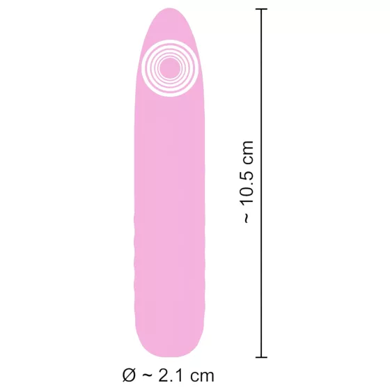 Cuties - mini vibrátor - růžový
