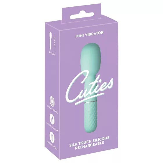 Cuties - mini masážní vibrátor - mátová barva