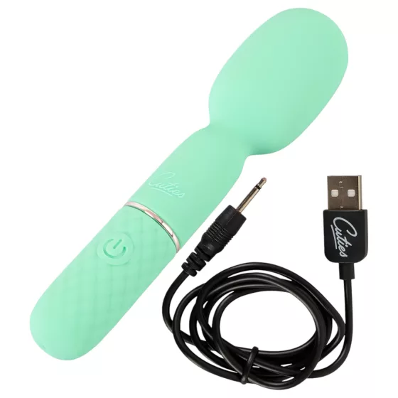 Cuties - mini masážní vibrátor - mátová barva