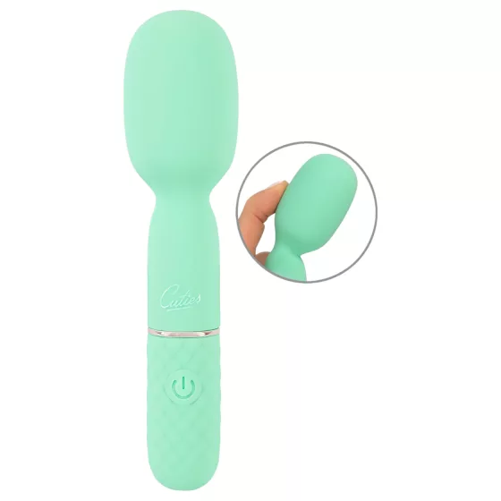 Cuties - mini masážní vibrátor - mátová barva