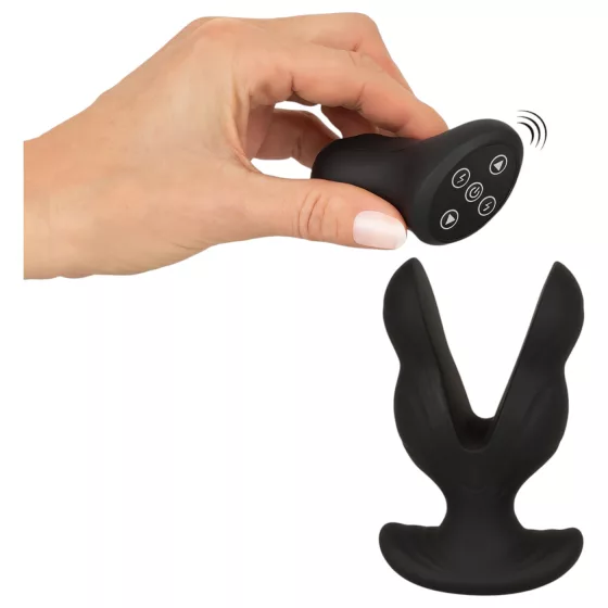 ANOS - anální vibrátor se dvěma rameny - černý