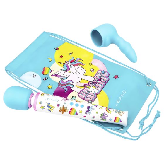 le Wand Unicorn - masážní vibrátor sada - duhová barva