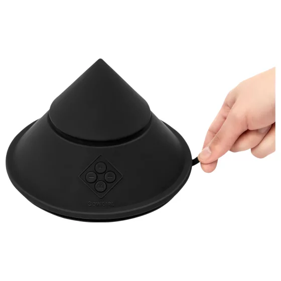 The Cowgirl Cone - prémiový sex stroj ovládaný aplikací - se 2 vyměnitelnými nástavci, 20 režimů vibrací (černý)