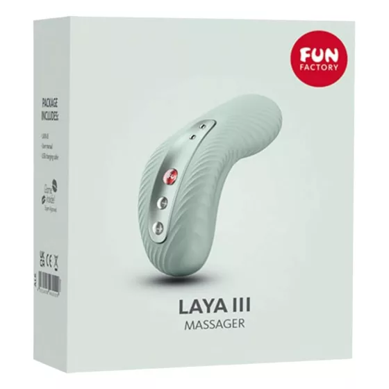 Fun Factory Laya III - vodotěsný vibrátor na klitoris (zelený)