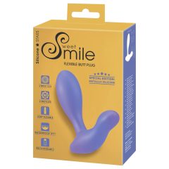 Smile - vibrační anální kolík - modrý