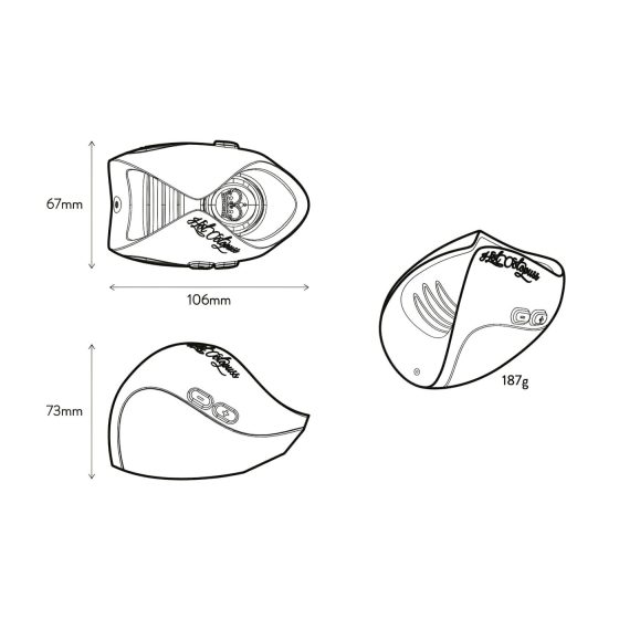 Pulse Solo Essential Dragon Eye - masturbátor - limitovaná edice - modrá