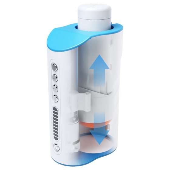 Autoblow A.I. Ultra - mužský masturbátor - realistická ústa - bílý