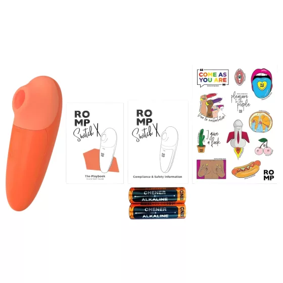 ROMP Switch X - stimulátor klitorisu s tlakovými vlnami - meruňková