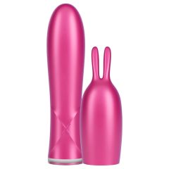   Durex Tease & Vibe - růžový vibrátor s králičím stimulátorem klitorisu