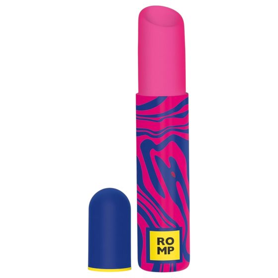ROMP Lipstick - akumulátorový stimulátor klitorisu s vlnami (růžový)