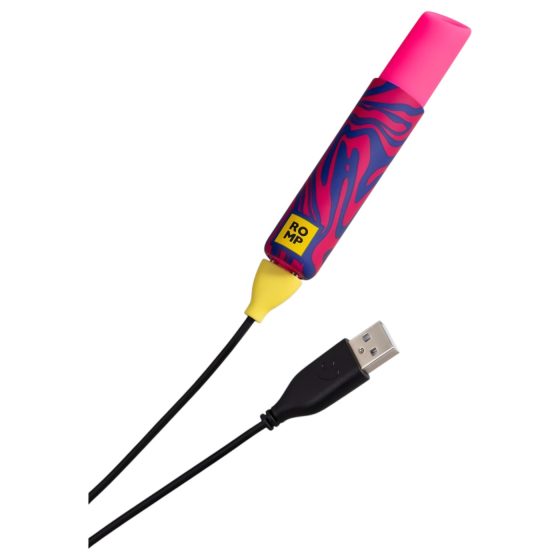 ROMP Lipstick - akumulátorový stimulátor klitorisu s vlnami (růžový)