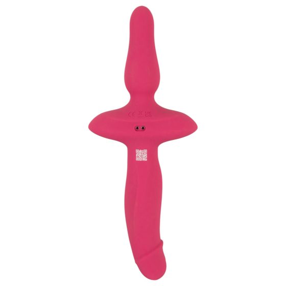 Couples Choice - 2v1 vibrátor a anální plug (růžový)