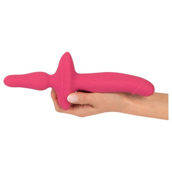 Couples Choice - 2v1 vibrátor a anální plug (růžový)