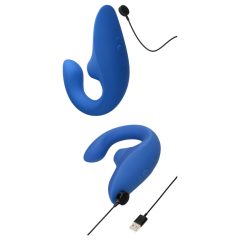   Womanizer Blend - G-bod vibrátor a stimulátor klitorisu (modrý)