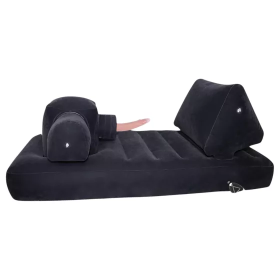 You2Toys Velvet Luxury - sexuální stroj, vestavěná postel (černá)