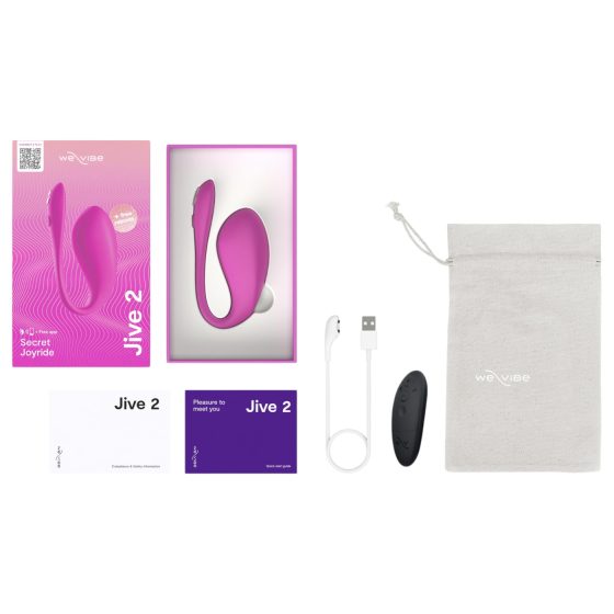 We-Vibe Jive 2 - akumulátorové, chytré vibrační vajíčko (růžové)