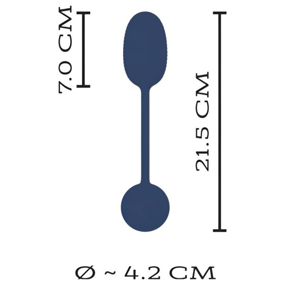 You2Toys Intense RC - vibrační vajíčko - černé