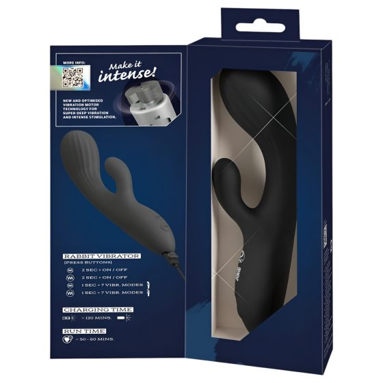 You2Toys Intense - G-bodový vibrátor s raménkem (černý)