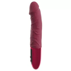   Beau Coeur Varelo - realistický silikonový vibrátor na baterii (červený)