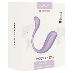   Svakom Phoenix Neo 2 - chytré vibrační vajíčko - fialová