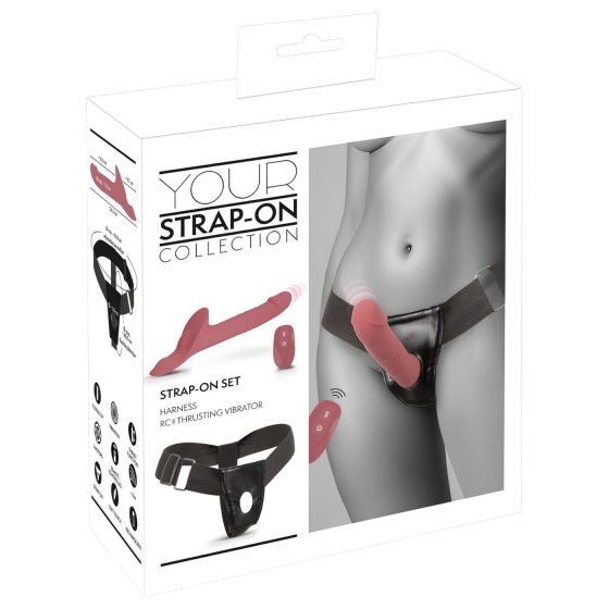 You2Toys - Připínací vibrátor set (červený)