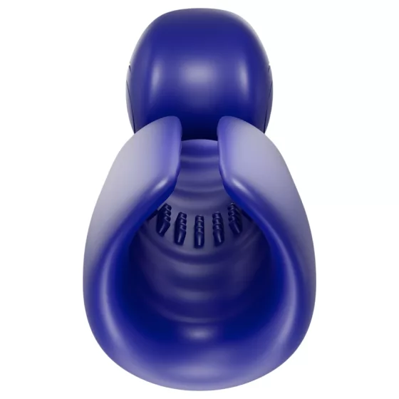 SVibe EVO - vodotěsný masturbátor s akumulátorem - modrý