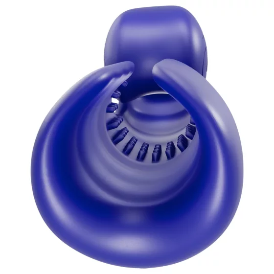 SVibe EVO - vodotěsný masturbátor s akumulátorem - modrý
