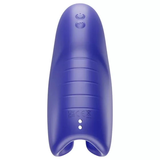 SVibe EVO - vodotěsný masturbátor s akumulátorem - modrý