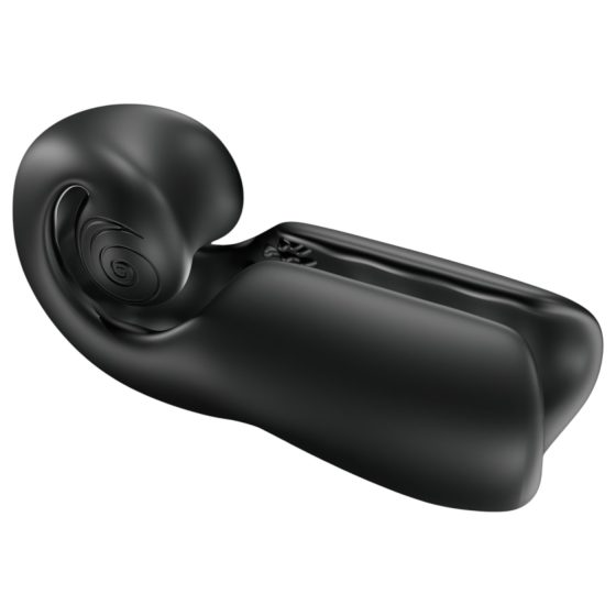 SVibe EVO - vodotěsný, akumulátorový masturbátor (černý)