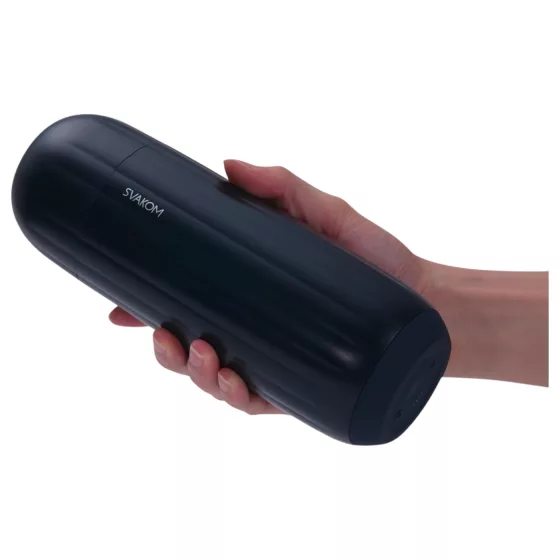 Svakom Sam Neo 2 - masturbátor ovládaný aplikací pro muže (černo-bílý)