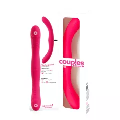 Couples Choice - dvojitý vibrátor pro páry - růžový