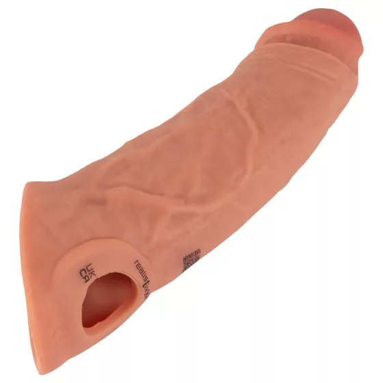 Realistixxx - vibrační návlek na penis s dálkovým ovládáním - realistický