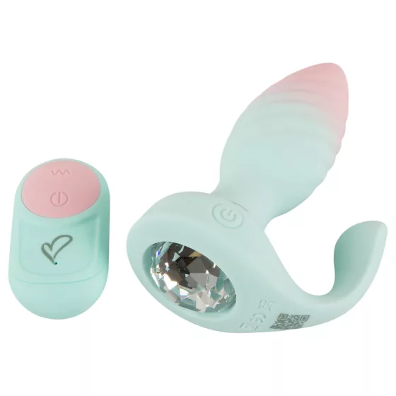 Beau Coeur Juvela - anální vibrátor plug - tyrkysový
