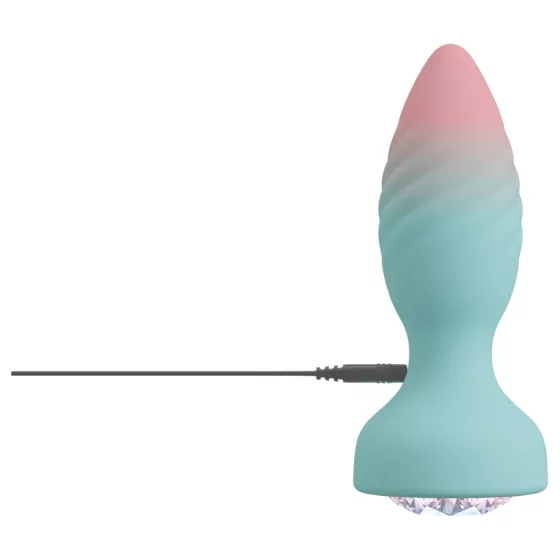 Beau Coeur Juvela - anální vibrátor plug - tyrkysový