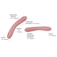 Svakom Ava Neo - chytrý nahoru-dolů vibrátor (růžový)
