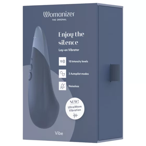 Womanizer - vibrátor na klitoris - modrá