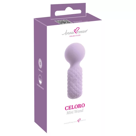 Beau Coeur Celoro - mini masážní vibrátor - fialový