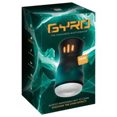   You2Toys Gyro - otáčivý, vibrující masturbátor (černý)
