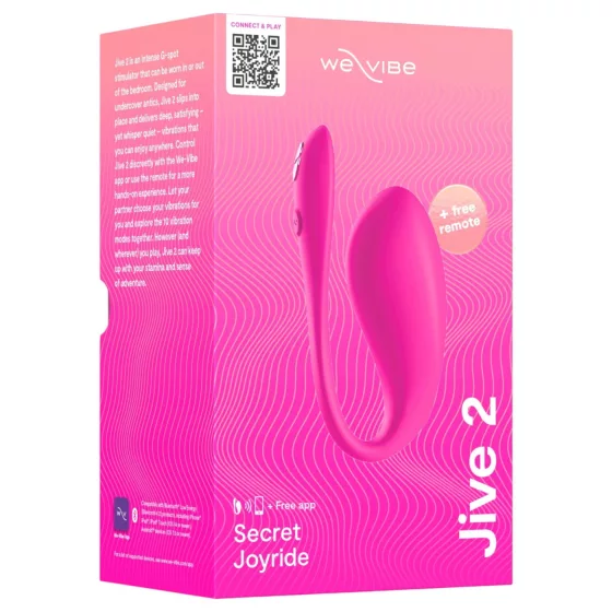 We-Vibe Jive 2 - nositelný, na dálkové ovládání G-bod vibrátor (růžový)
