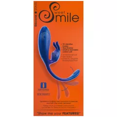 Smile - vibrátor na G-bod a klitoris - modrý