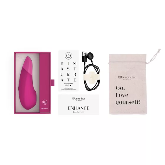 Womanizer Enhance - stimulátor klitorisu s tlakovými vlnami (růžový)