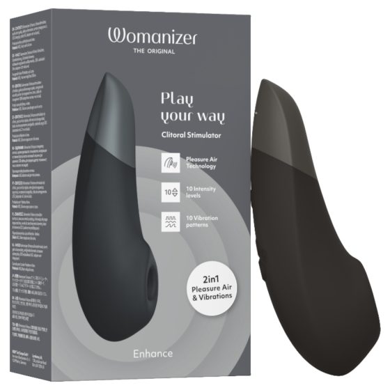 Womanizer - stimulátor klitorisu s tlakovými vlnami - černý