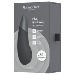 Womanizer Enhance - vzduchová stimulace klitorisu (černá)