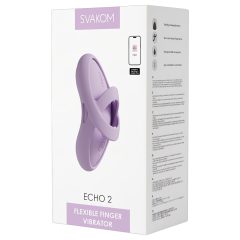 Svakom Echo 2 - vibrační prstový stimulátor - růžový