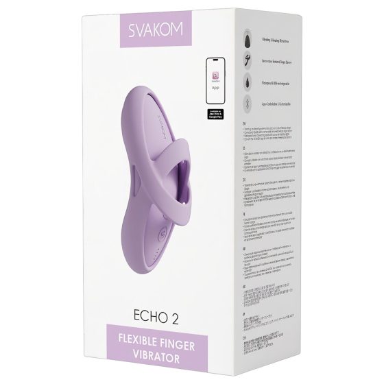 Svakom Echo 2 - inteligentní prstový vibrátor (růžový)
