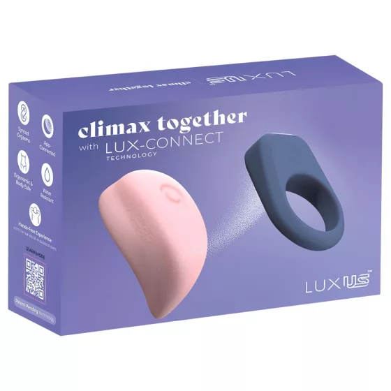 LUXUS Climax Together by Kiiroo - magnetická, aplikací ovládaná sada párového vibrátoru