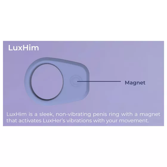 LUXUS Climax Together by Kiiroo - magnetická, aplikací ovládaná sada párového vibrátoru