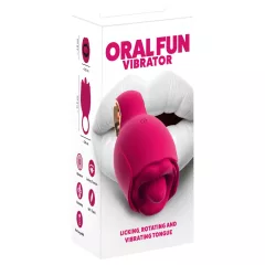   You2Toys Oral Fun - jazýčkový vibrátor na klitoris (růžový)