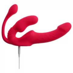   You2Toys Strapless - připínací 3ramenný vibrátor (růžový)